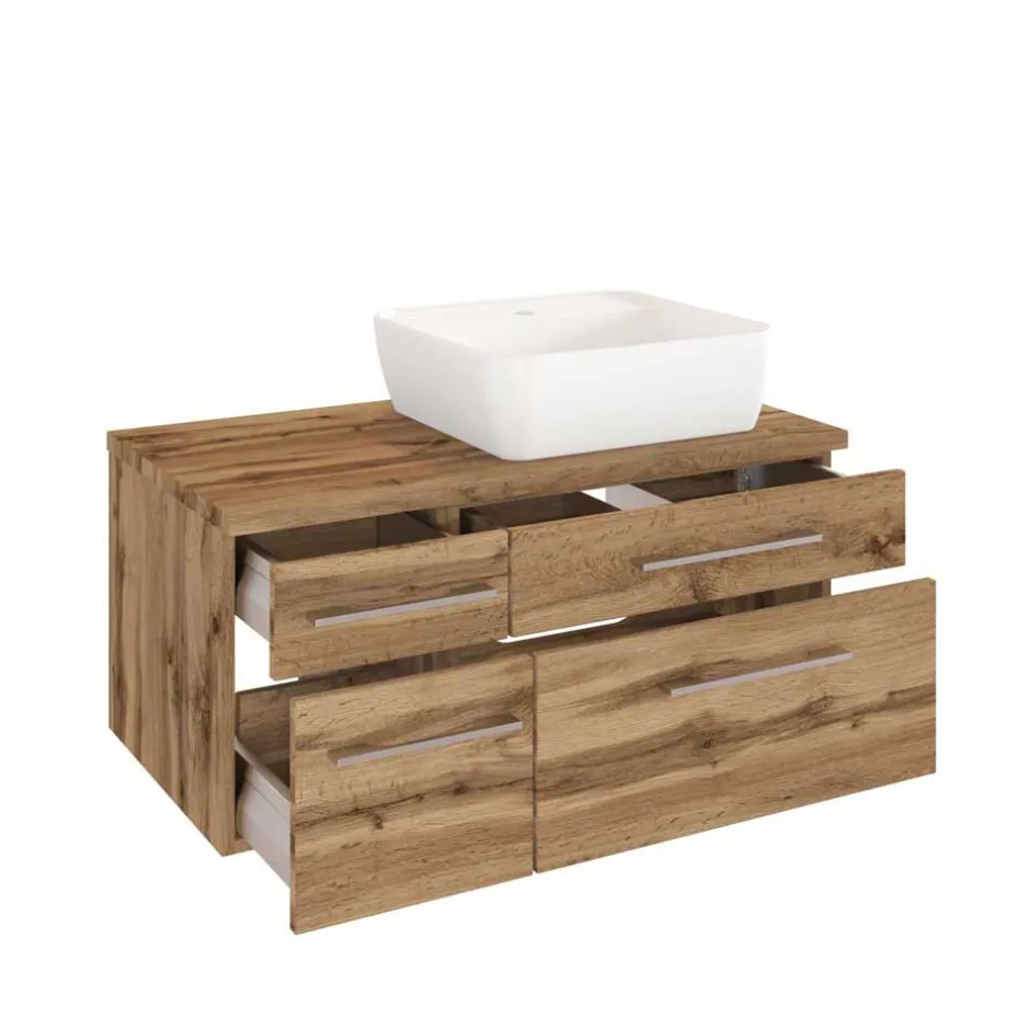 Waschtisch Unterschrank mit Becken rechts - Userina II^Wohnen