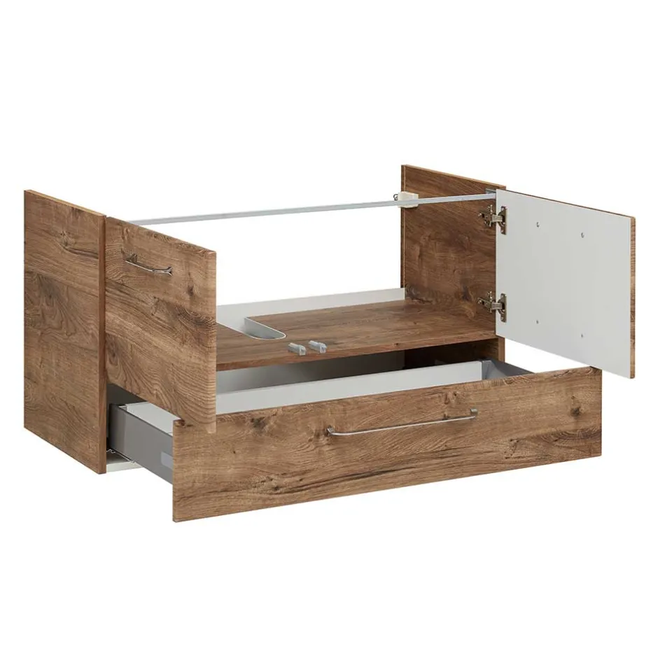 Wohnen Waschtischkonsole in Eiche Dunkel - Miss X