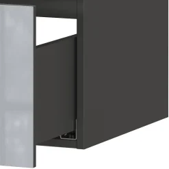 Waschtisch-Konsole in Silbergrau - Fiela^Wohnen