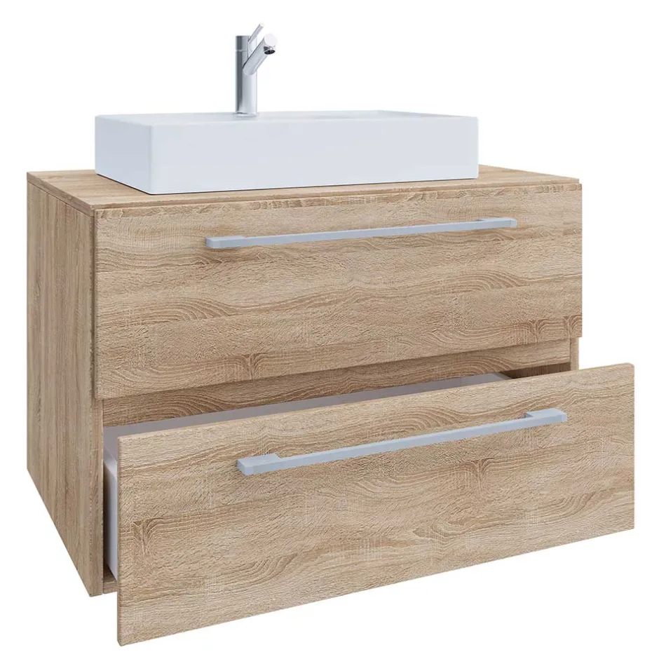 Waschtischkonsole in Sonoma-Eiche NB - Caleena^Wohnen New