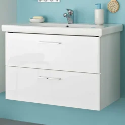 Wohnen Waschtischkonsole in Weiß - Bahare