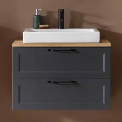 Wohnen Waschtischkonsole mit Aufsatzbecken - Novelya