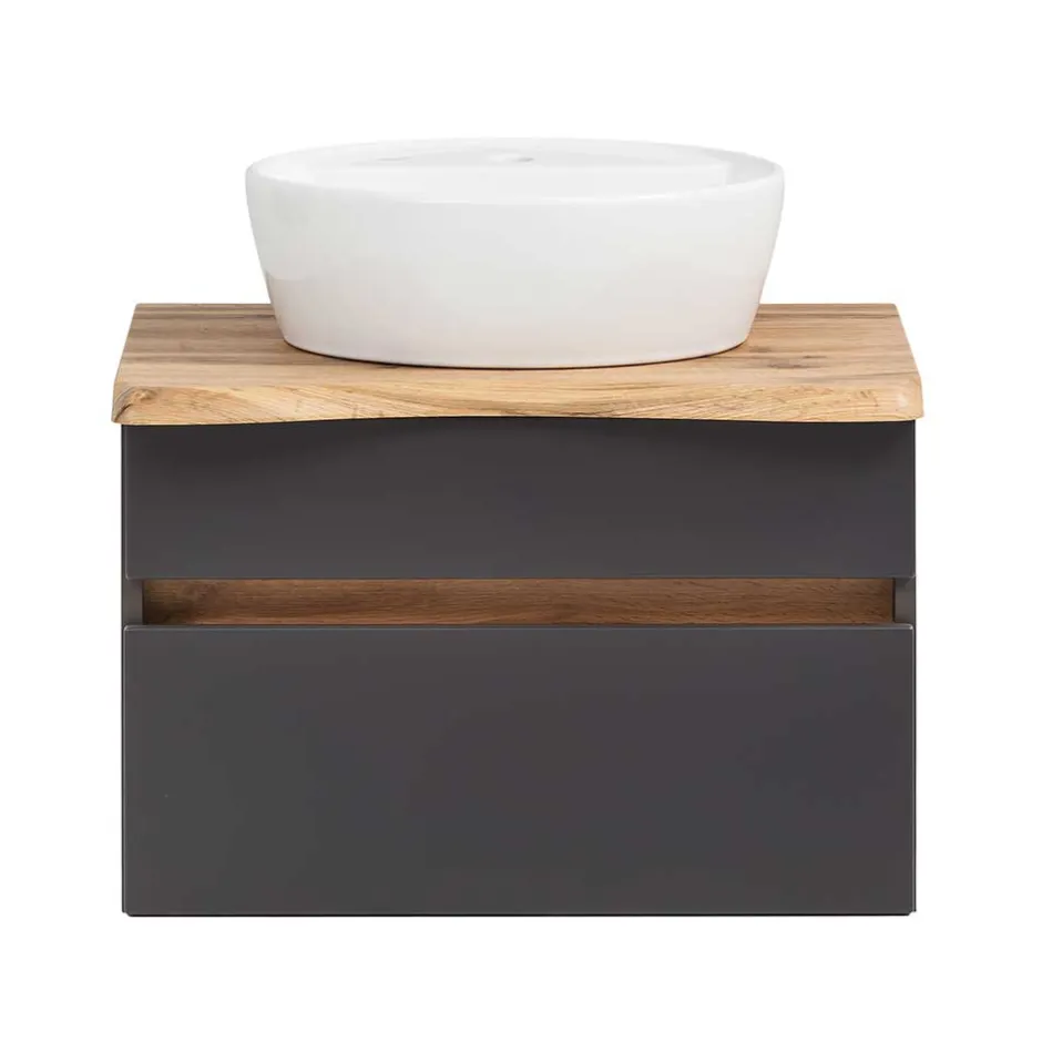 Waschtischkonsole mit Aufsatzbecken - Agiruan^Wohnen Discount