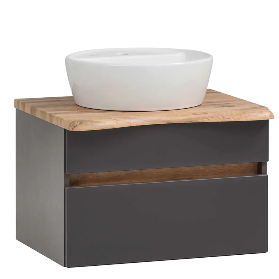 Waschtischkonsole mit Aufsatzbecken - Agiruan^Wohnen Discount