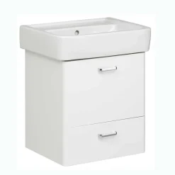 Waschtischkonsole mit Becken in Weiß - Yennja^Wohnen Online