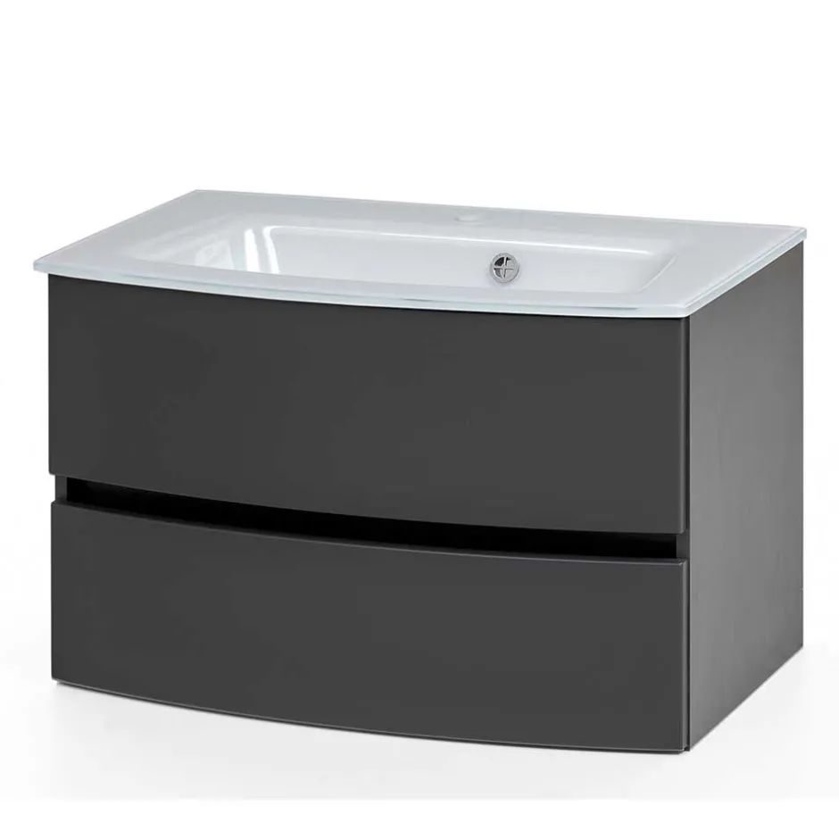 Waschtischkonsole mit Einlass-Waschbecken - Natarivos^Wohnen Clearance