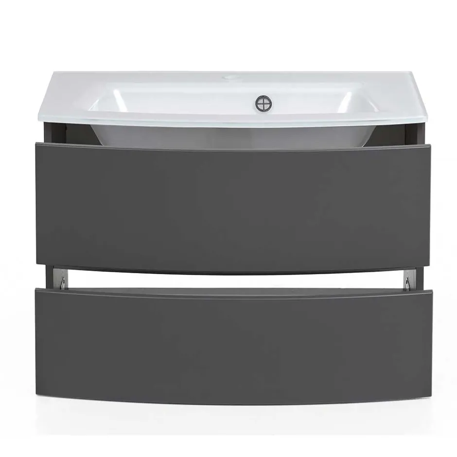 Waschtischkonsole mit Einlass-Waschbecken - Natarivos^Wohnen Clearance