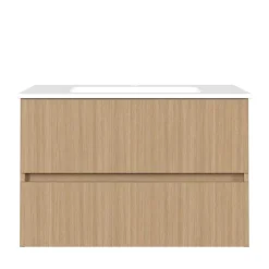 Wohnen Waschtischkonsole mit Einlasswaschbecken - Vibulam