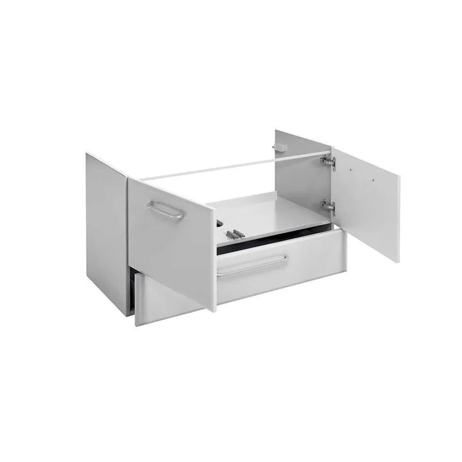 Waschtisch-Konsole mit Keramikbecken - Estateas^Wohnen Discount