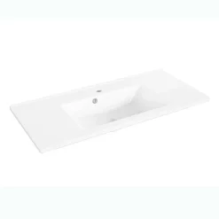 Waschtisch-Konsole mit Keramikbecken - Estateas^Wohnen Discount