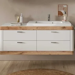 Waschtischkonsole mit Waschbecken und Handttuchhalter - Hihat^Wohnen Clearance