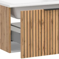 Waschtischschrank mit Doppel-Einlassbecken - Crystoga^Wohnen Online