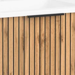 Waschtischschrank mit Doppel-Einlassbecken - Crystoga^Wohnen Online