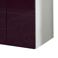 Waschtischunterschrank Laydia in Aubergine Hochglanz^Wohnen Best