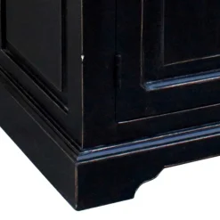 Wohnen Waschtischunterschrank Sentiments in Schwarz Mangobaum