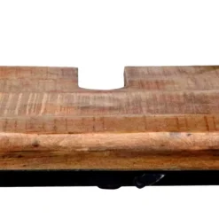 Wohnen Waschtischunterschrank Sentiments in Schwarz Mangobaum