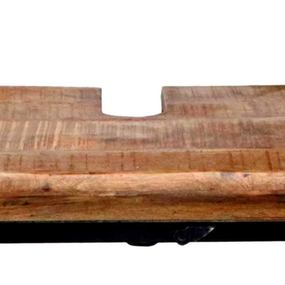 Wohnen Waschtischunterschrank Sentiments in Schwarz Mangobaum