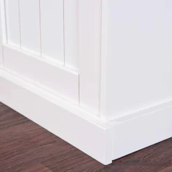 Wohnen Weiß Brauner Buffetschrank aus Kiefernholz - Vatina