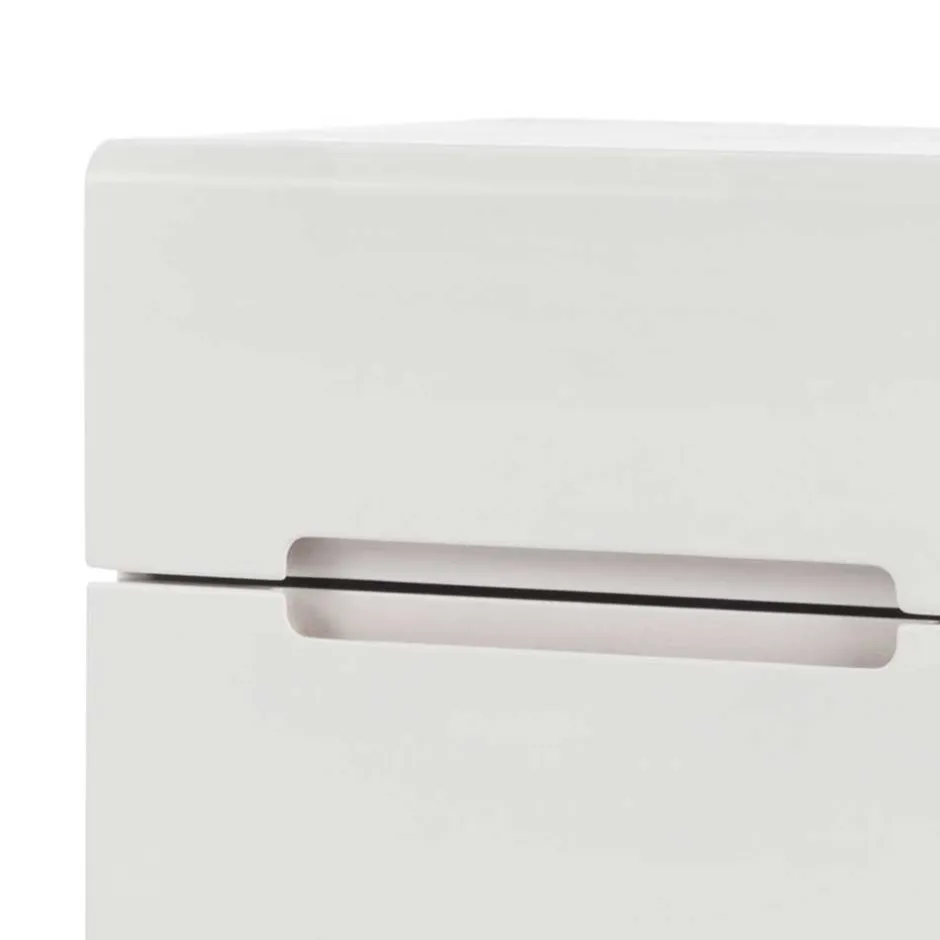 Weiß lackierte Nachtkommode Cantabria aus massiver Buche^Wohnen Hot