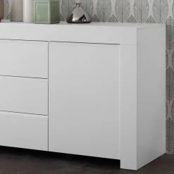 Weiß lackiertes Sideboard mit 184 cm Breite - Mikes I^Wohnen Best