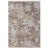 Wohnen Weicher Kurzflor Teppich mit Vintage Optik - Stick
