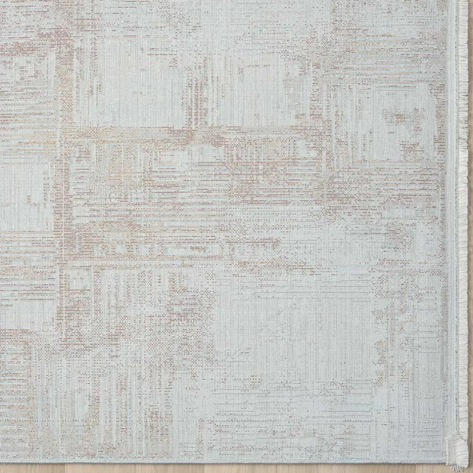 Wohnen Weicher Kurzflor Teppich mit Vintage Optik - Stick