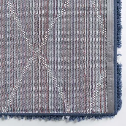 Wohnen Weicher Läufer Teppich mit Hochflor in Blau - Tanko