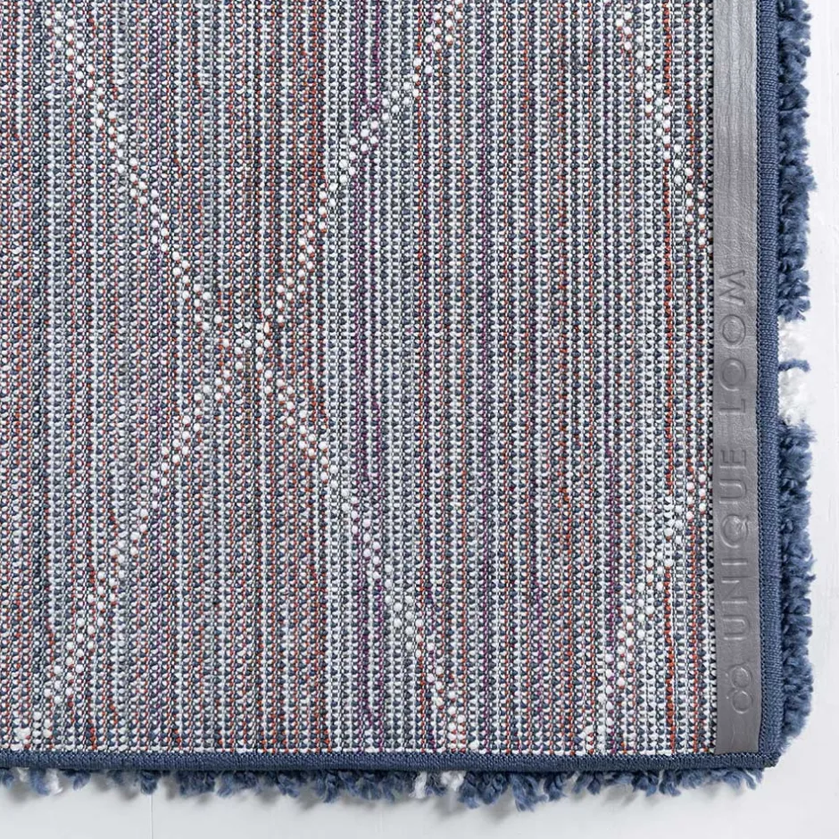 Wohnen Weicher Läufer Teppich mit Hochflor in Blau - Tanko