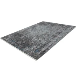 Wohnen Weicher Teppich in Grau und Türkis - Serena