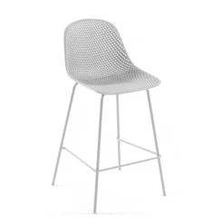 Wohnen Weiße Barstühle mit Sitzschale - Contrada (4er Set)