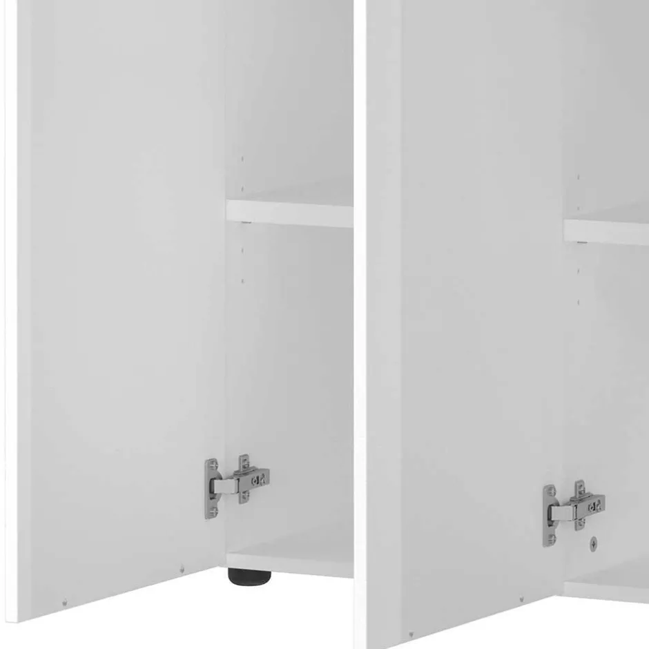 Wohnen Weiße Büromöbel Kombination - Sparkle (vierteilig)