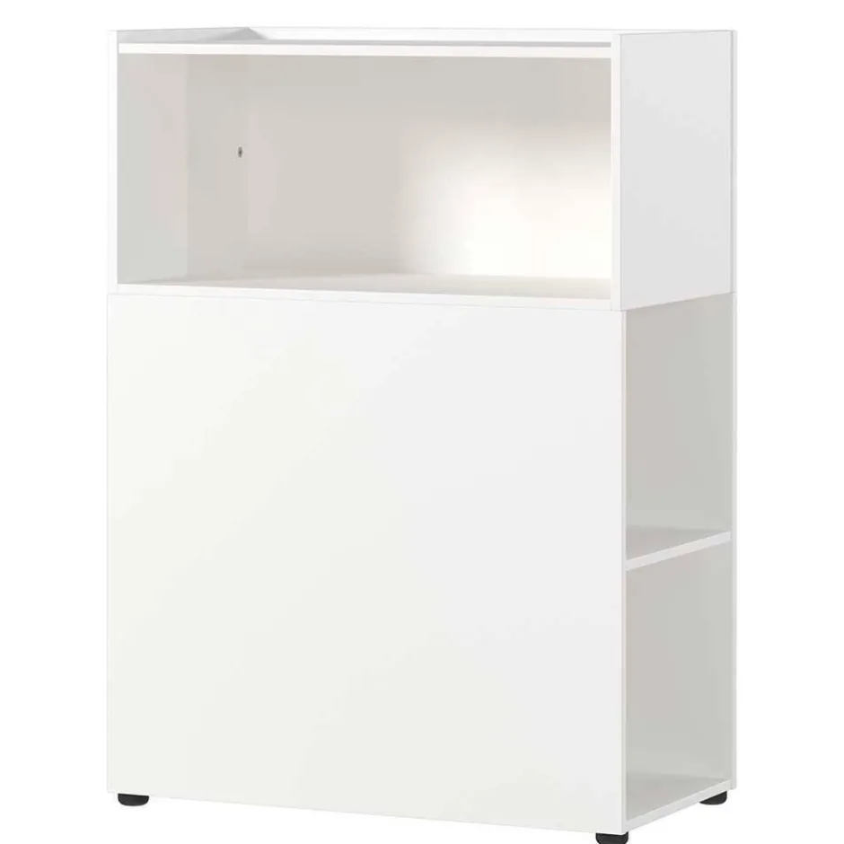 Wohnen Weiße Büromöbel Kombination - Sparkle (vierteilig)