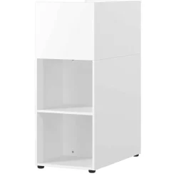 Wohnen Weiße Büromöbel Kombination - Sparkle (vierteilig)