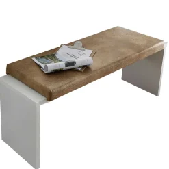 Wohnen Weiße Esstisch Bank mit Sitzkissen - Connassa