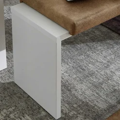 Wohnen Weiße Esstisch Bank mit Sitzkissen - Connassa