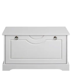 Wohnen Weiße Flurbank mit Schuhklappe - Vesrav