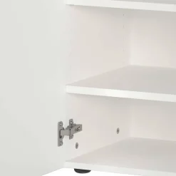 Wohnen Weiße Flureinrichtung mit Glasbeschichtung - Kofi (fünfteilig)