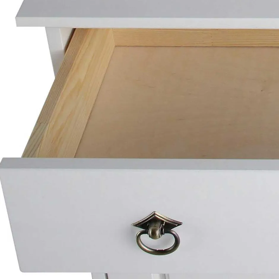 Wohnen Weiße Flurmöbel im Landhausstil - Vesrav (dreiteilig)