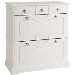 Wohnen Weiße Flurmöbel im Landhausstil - Vesrav (dreiteilig)