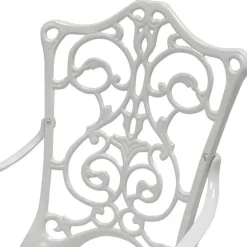 Weiße Gartenmöbel aus Metall Aluminium - Leano (dreiteilig)^Wohnen Best