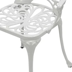 Weiße Gartenmöbel aus Metall Aluminium - Leano (dreiteilig)^Wohnen Best