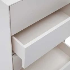 Wohnen Weiße Hochkommode mit Bodenfreiheit - Dresconio