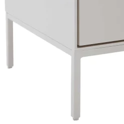 Wohnen Weiße Hochkommode mit Bodenfreiheit - Dresconio