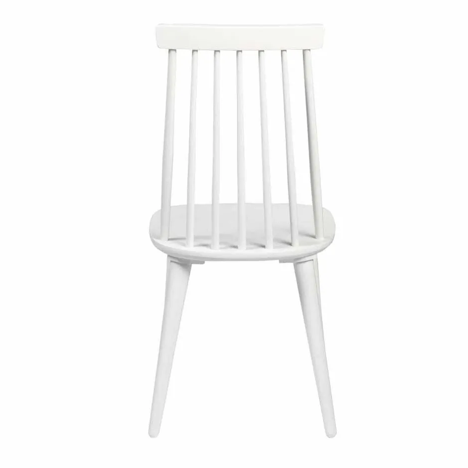 Weiße Holzstühle aus Massivholz - Valtoma (4er Set)^Wohnen Hot