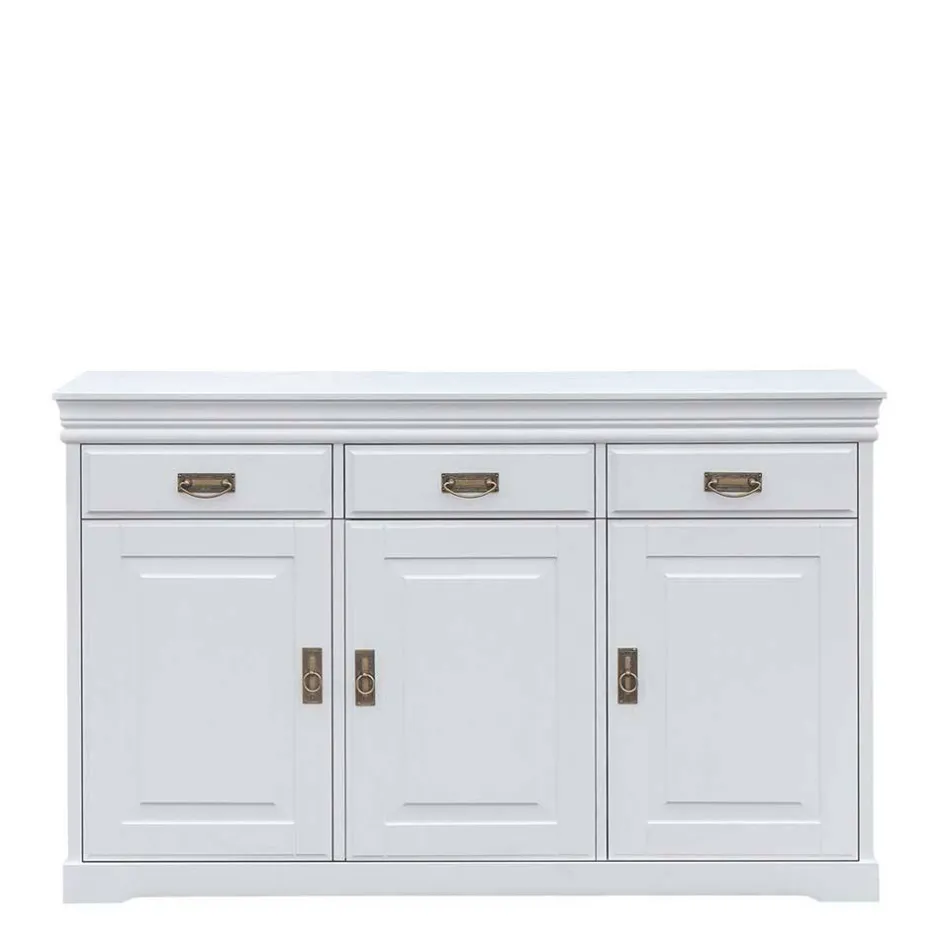 Weiße Kombi-Kommode im Landhausstil - Presto^Wohnen Best