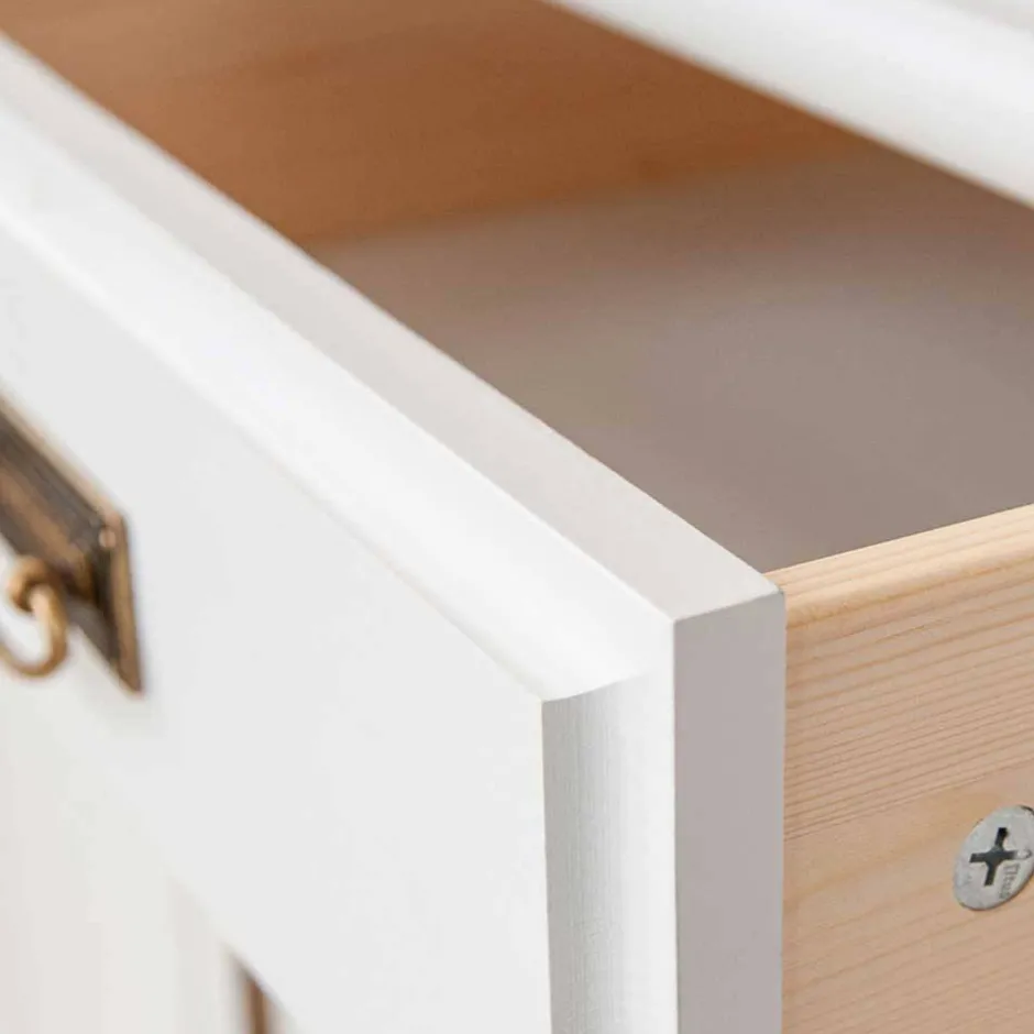 Weiße Kombi-Kommode im Landhausstil - Presto^Wohnen Best