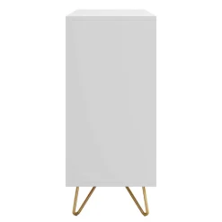 Wohnen Weiße Kommode mit niedrigen Haarnadel Beinen - Vair