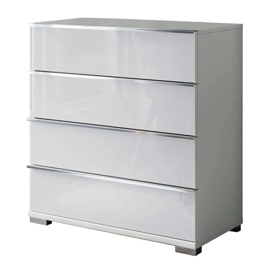 Weiße Kommode mit vier Schubladen - Rocca^Wohnen Online