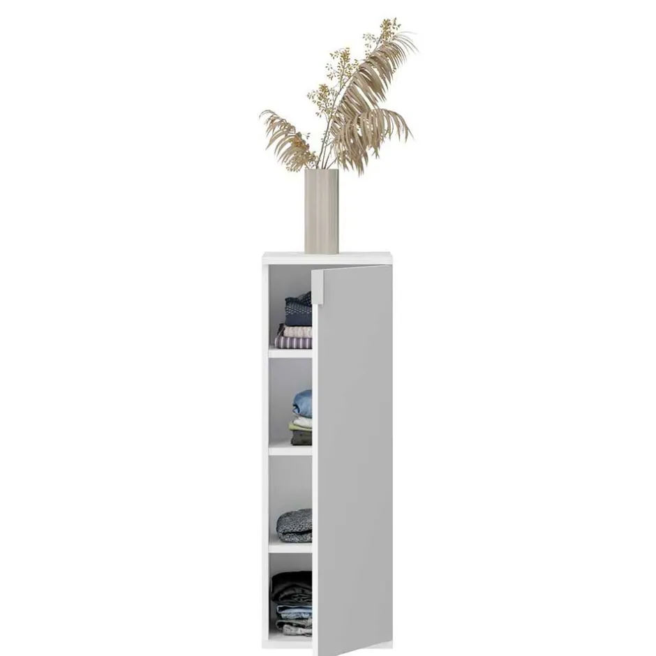 Wohnen Weiße Kommode 5-türig - Ejulia (dreiteilig)