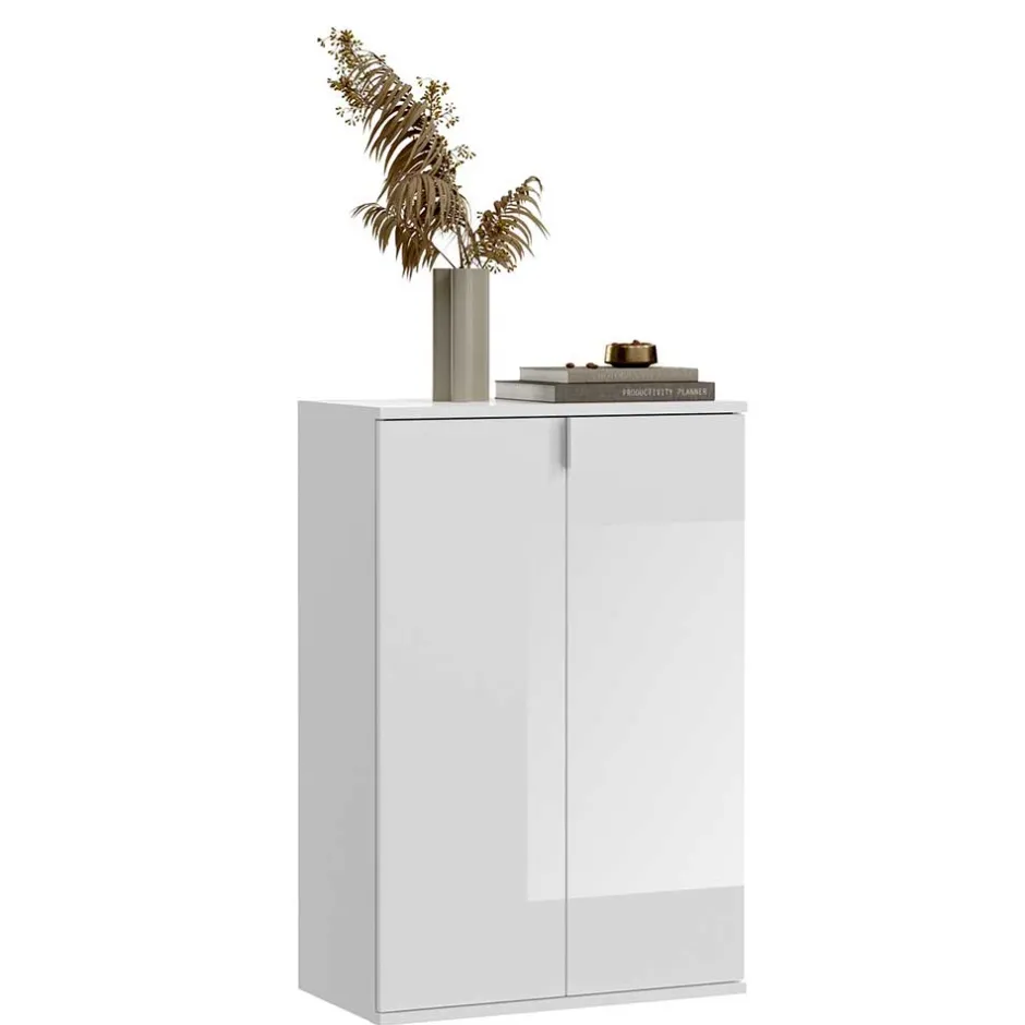 Wohnen Weiße Kommode 5-türig - Ejulia (dreiteilig)